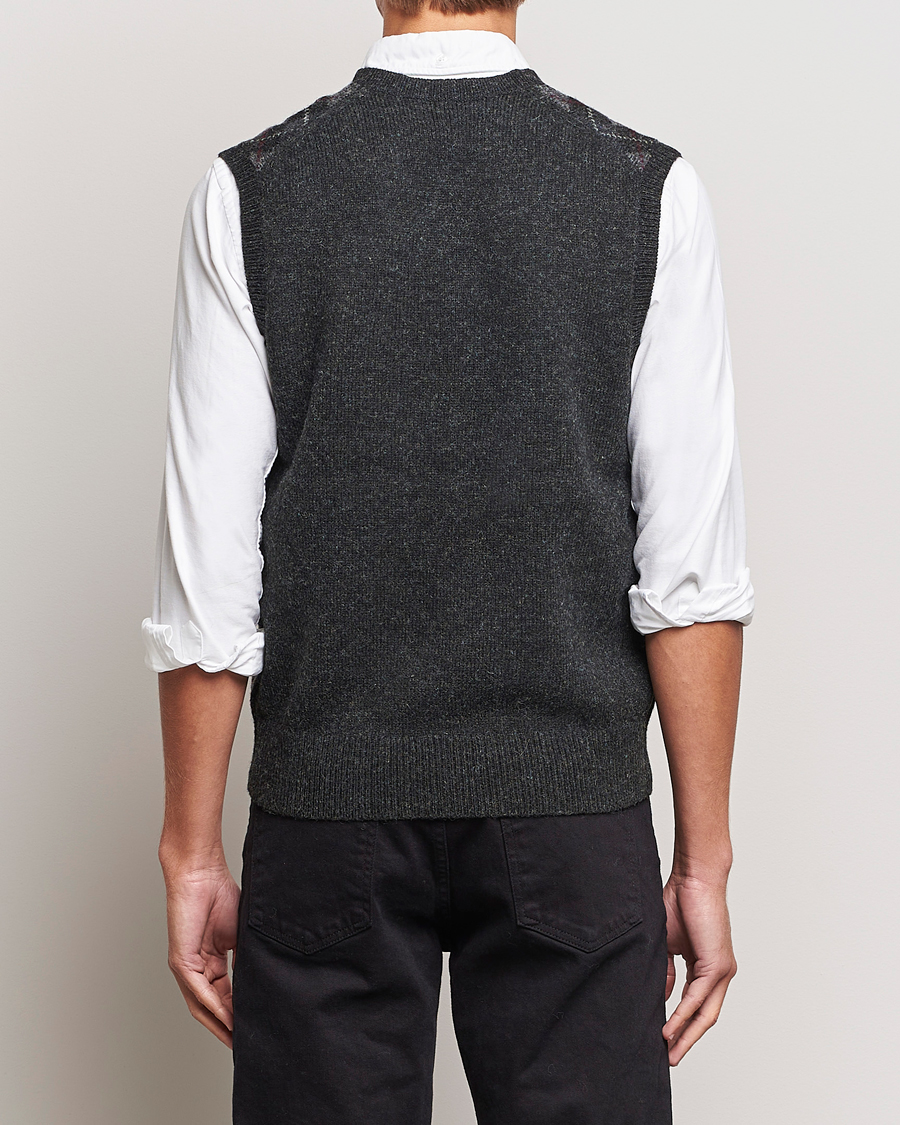 Homme | Pulls Et Tricots | Polo Ralph Lauren | Wool Argyle Slipover Charcoal