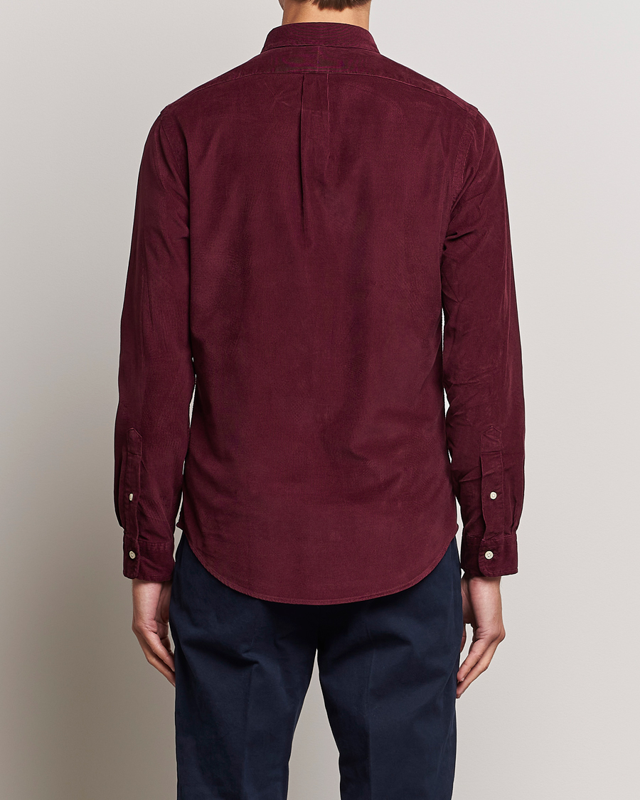 Homme | Chemises | Polo Ralph Lauren | Slim Fit Corduroy Shirt Harvard Wine