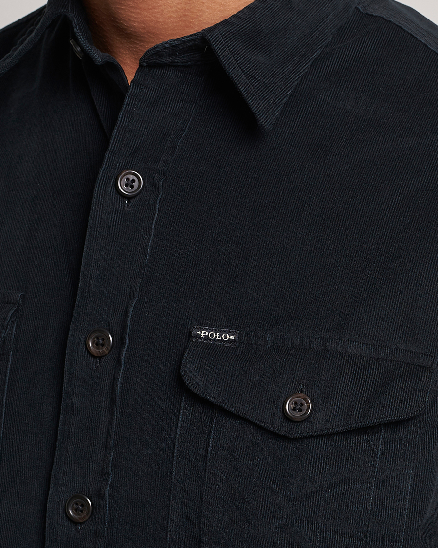 Heren | Overhemden | Polo Ralph Lauren | Corduroy Pocket Overshirt Black