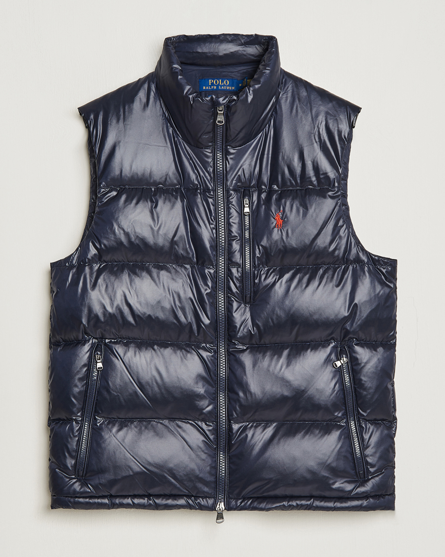 Homme | Manteaux Et Vestes | Polo Ralph Lauren | El Cap High Gloss Down Vest Collection Navy