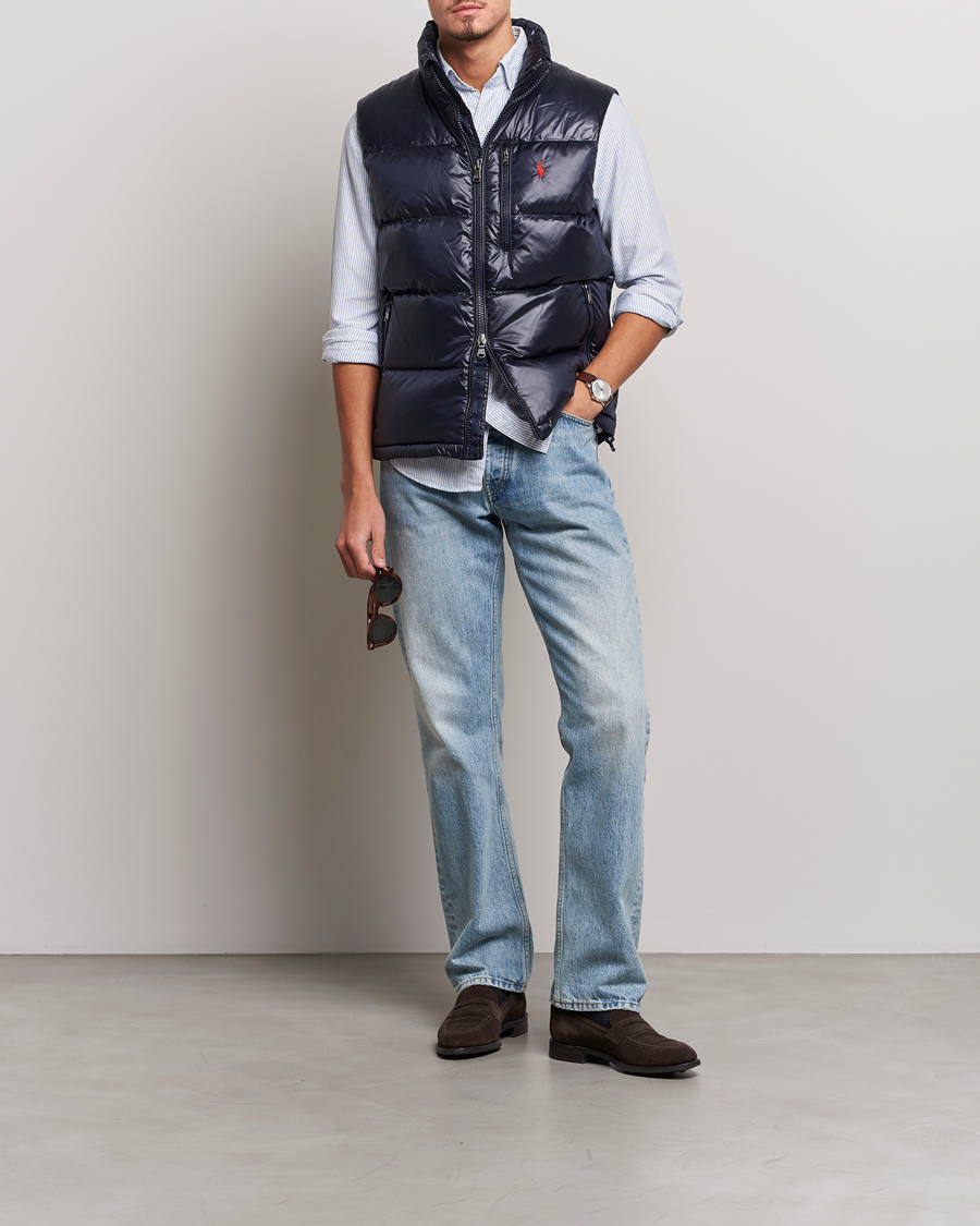 Homme | Manteaux Et Vestes | Polo Ralph Lauren | El Cap High Gloss Down Vest Collection Navy