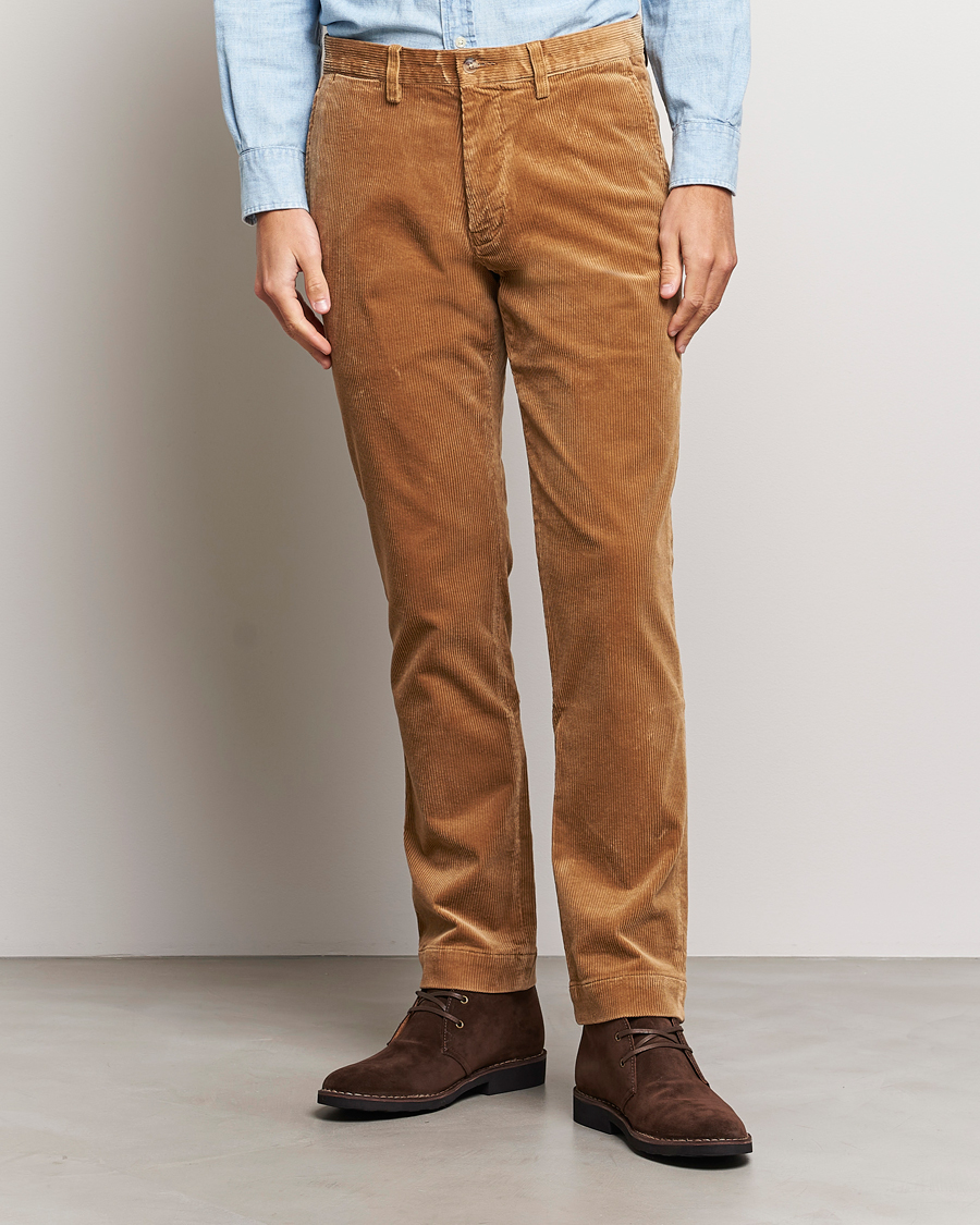 Homme | Pantalons | Polo Ralph Lauren | Bedford Slim Fit Corduroy Trousers Golden Brown