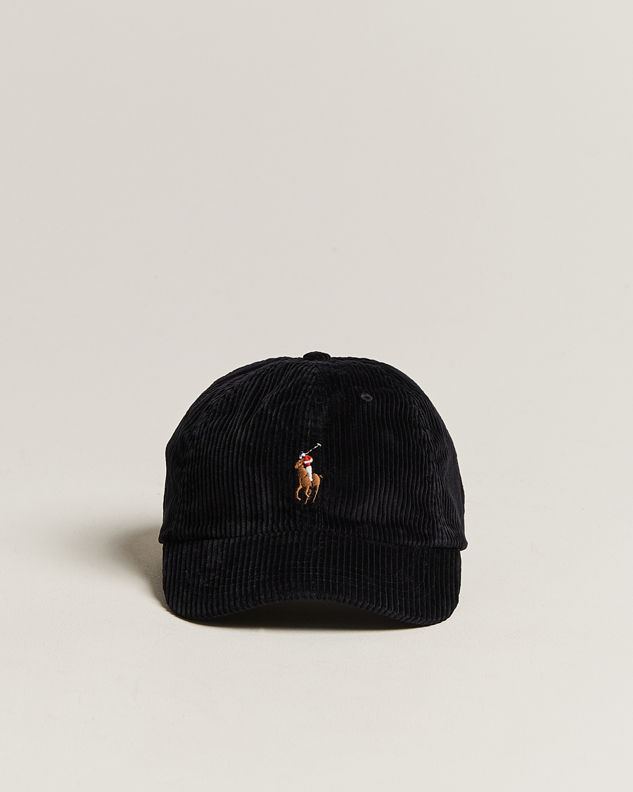 Heren | Polo Ralph Lauren Corduroy Cap Black | Polo Ralph Lauren | Corduroy Cap Black