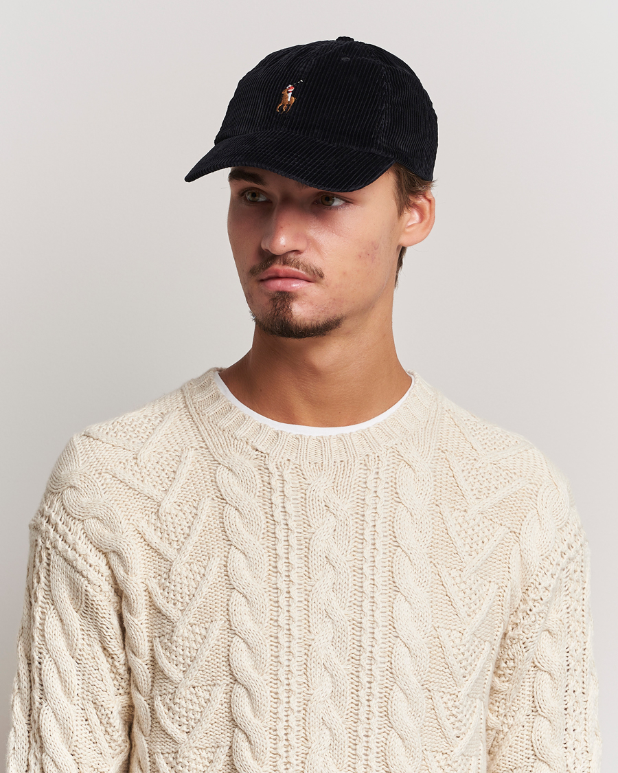 Heren | Polo Ralph Lauren Corduroy Cap Black | Polo Ralph Lauren | Corduroy Cap Black