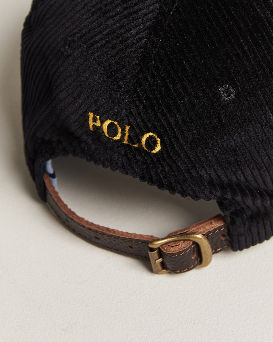 Heren | Polo Ralph Lauren Corduroy Cap Black | Polo Ralph Lauren | Corduroy Cap Black