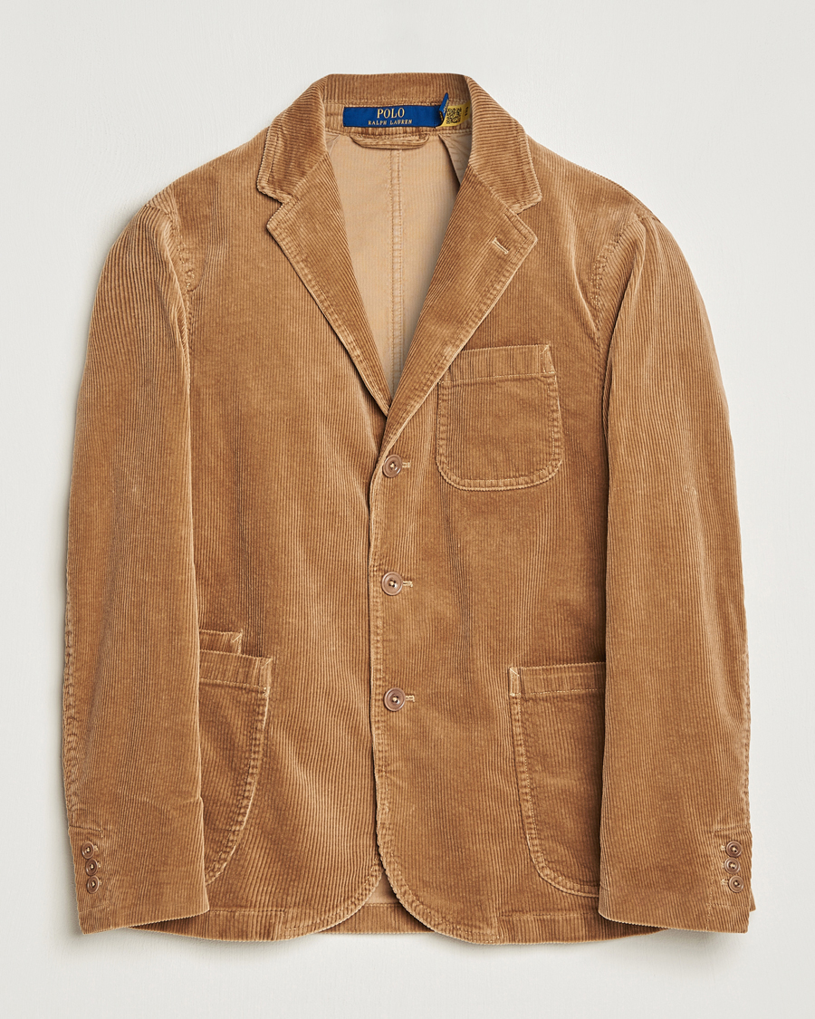 Homme | Blazers | Polo Ralph Lauren | Corduroy Stretch Blazer Rustic Tan