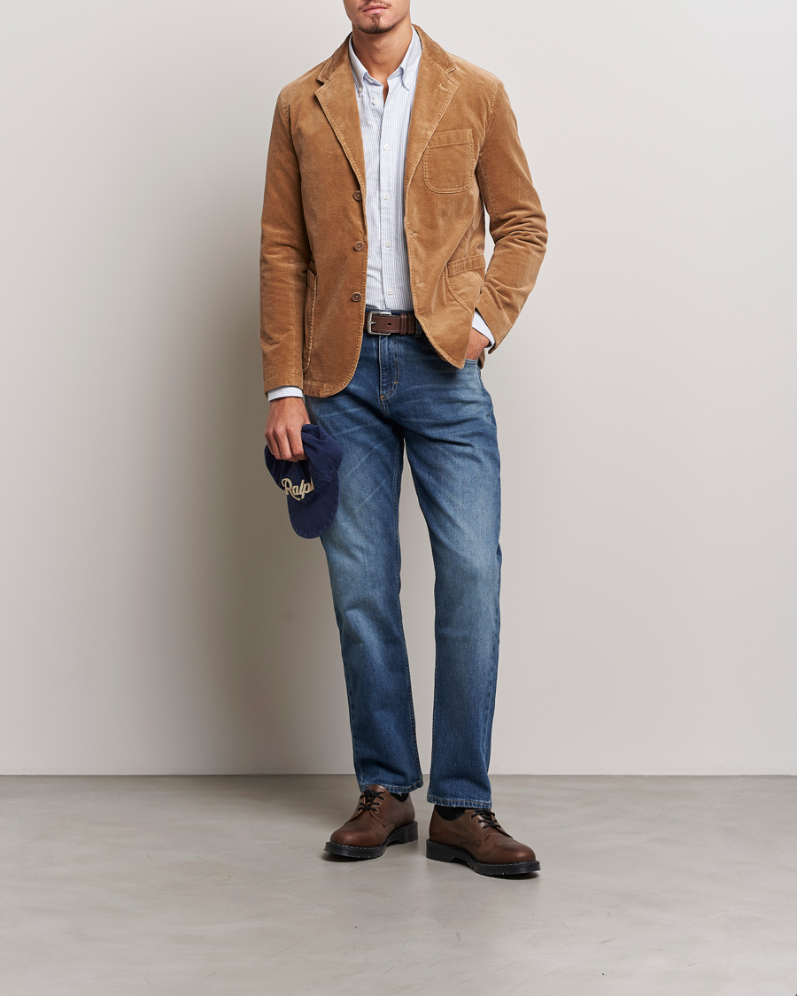 Homme | Blazers | Polo Ralph Lauren | Corduroy Stretch Blazer Rustic Tan