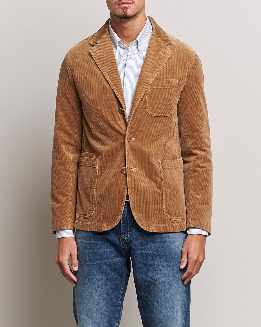 Homme | Blazers | Polo Ralph Lauren | Corduroy Stretch Blazer Rustic Tan
