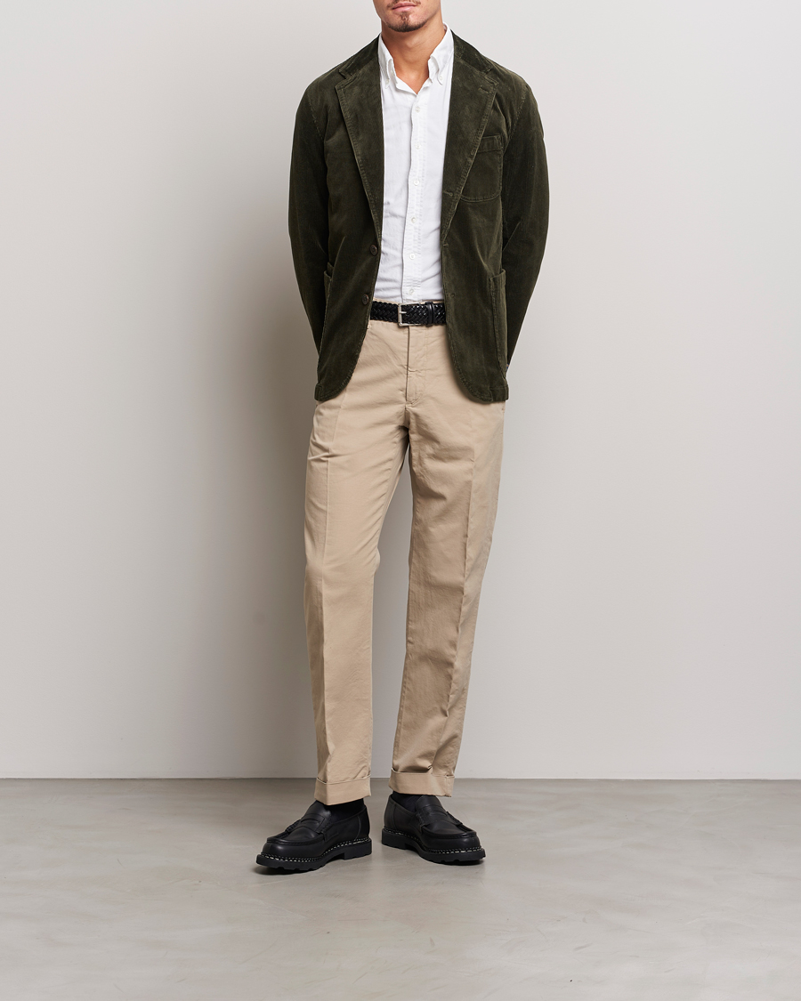 Heren | Blazers | Polo Ralph Lauren | Corduroy Stretch Blazer Oil Cloth Green