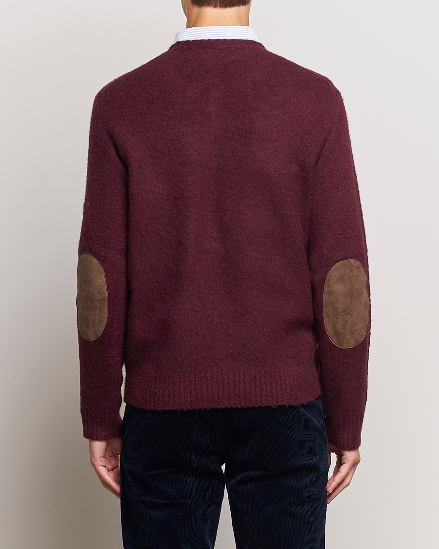 Heren | Truien | Polo Ralph Lauren | Wool/Cashmere Patch Crew Neck Wine Heather