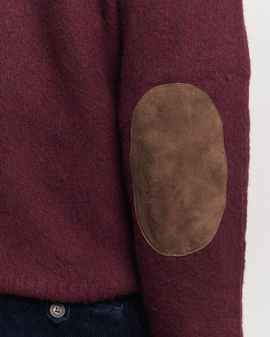 Heren | Truien | Polo Ralph Lauren | Wool/Cashmere Patch Crew Neck Wine Heather
