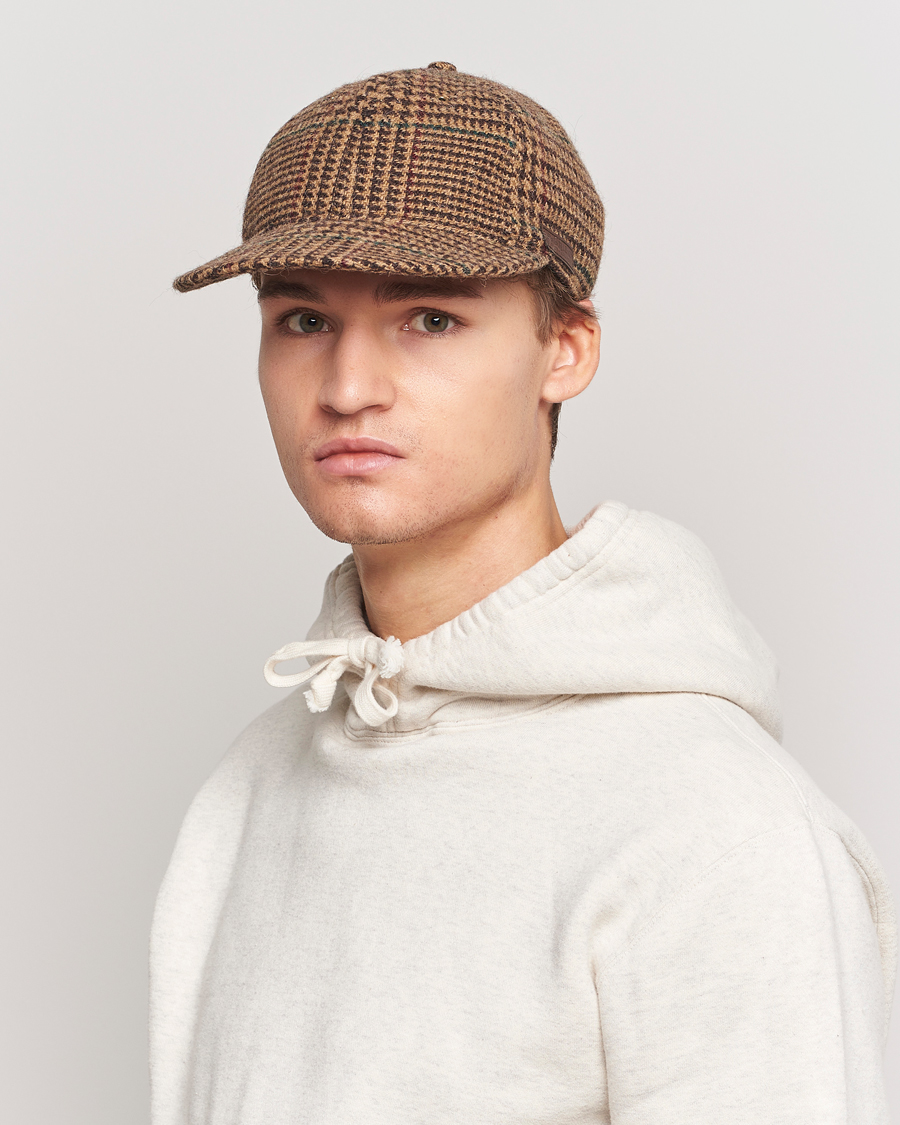 Homme | Polo Ralph Lauren Glenplaid Overcheck Cap Camel | Polo Ralph Lauren | Glenplaid Overcheck Cap Camel
