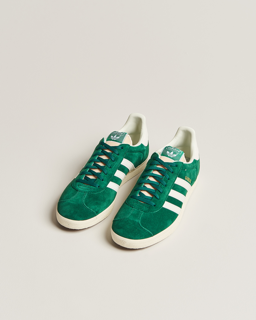 Homme | adidas Originals Gazelle Sneaker Green/White | adidas Originals | Gazelle Sneaker Green/White