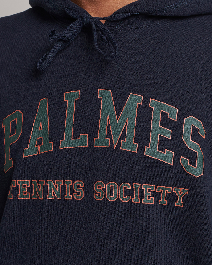 Heren | Truien | Palmes | Mats Hooded Sweatshirt Navy