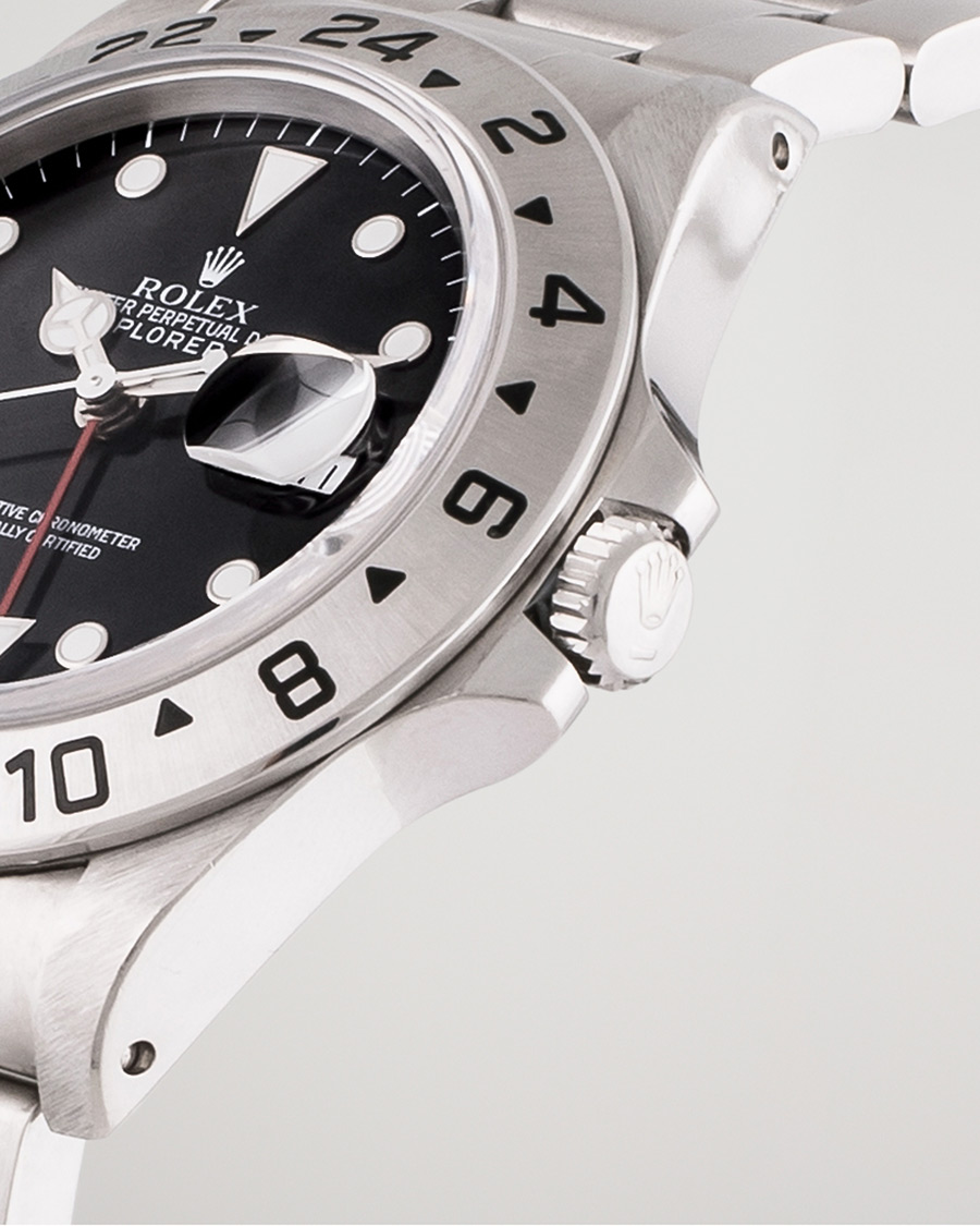 Homme | Rolex Pre-Owned Explorer II 16570 Steel Black | Rolex Pre-Owned | Explorer II 16570 Steel Black