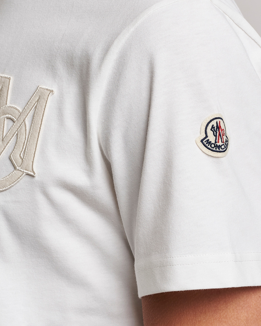 Homme | T-shirts | Moncler | Embossed Logo T-shirt White