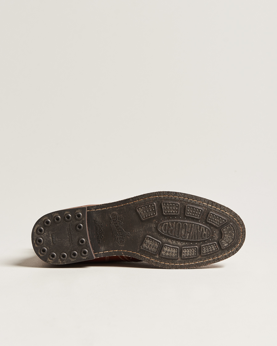 Homme | Polo Ralph Lauren RL Oiled Leather Boot Peanut | Polo Ralph Lauren | RL Oiled Leather Boot Peanut