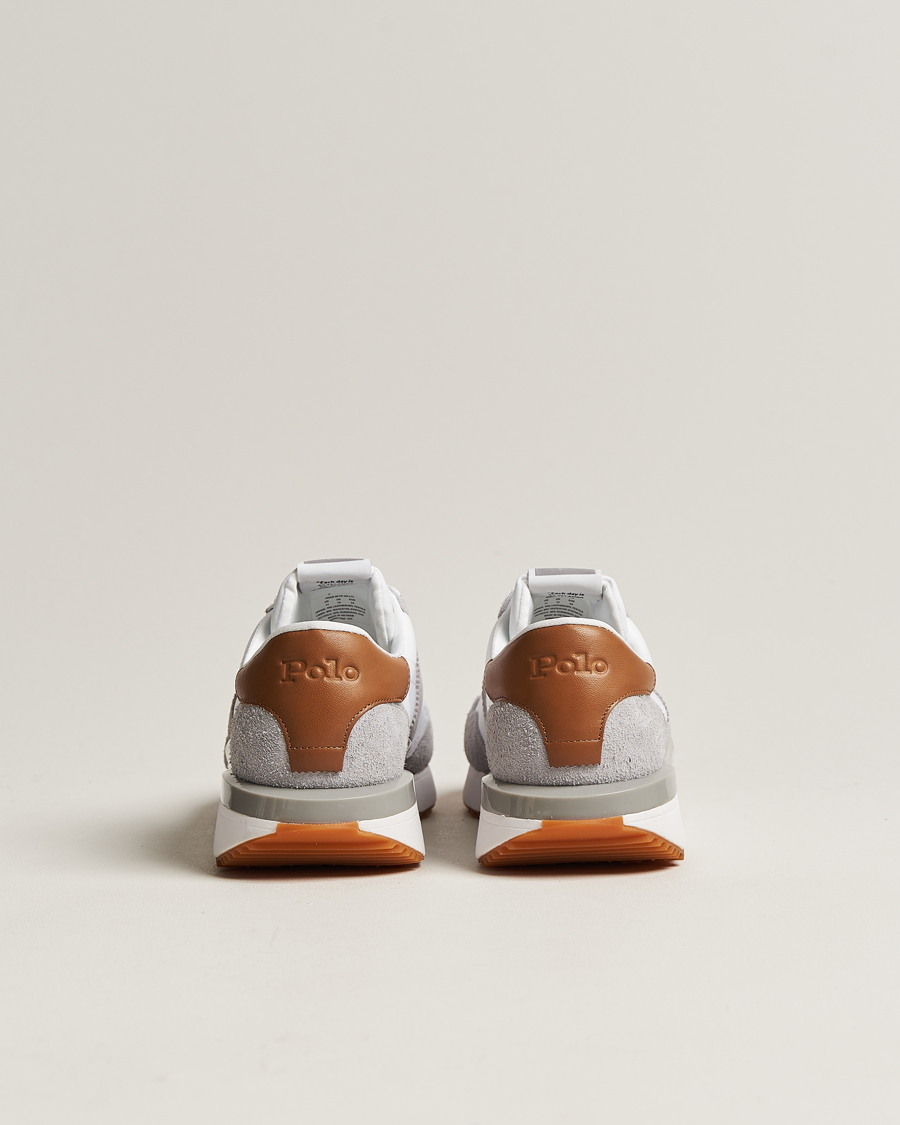 Homme | Polo Ralph Lauren Train 89 Running Sneaker White/Grey | Polo Ralph Lauren | Train 89 Running Sneaker White/Grey