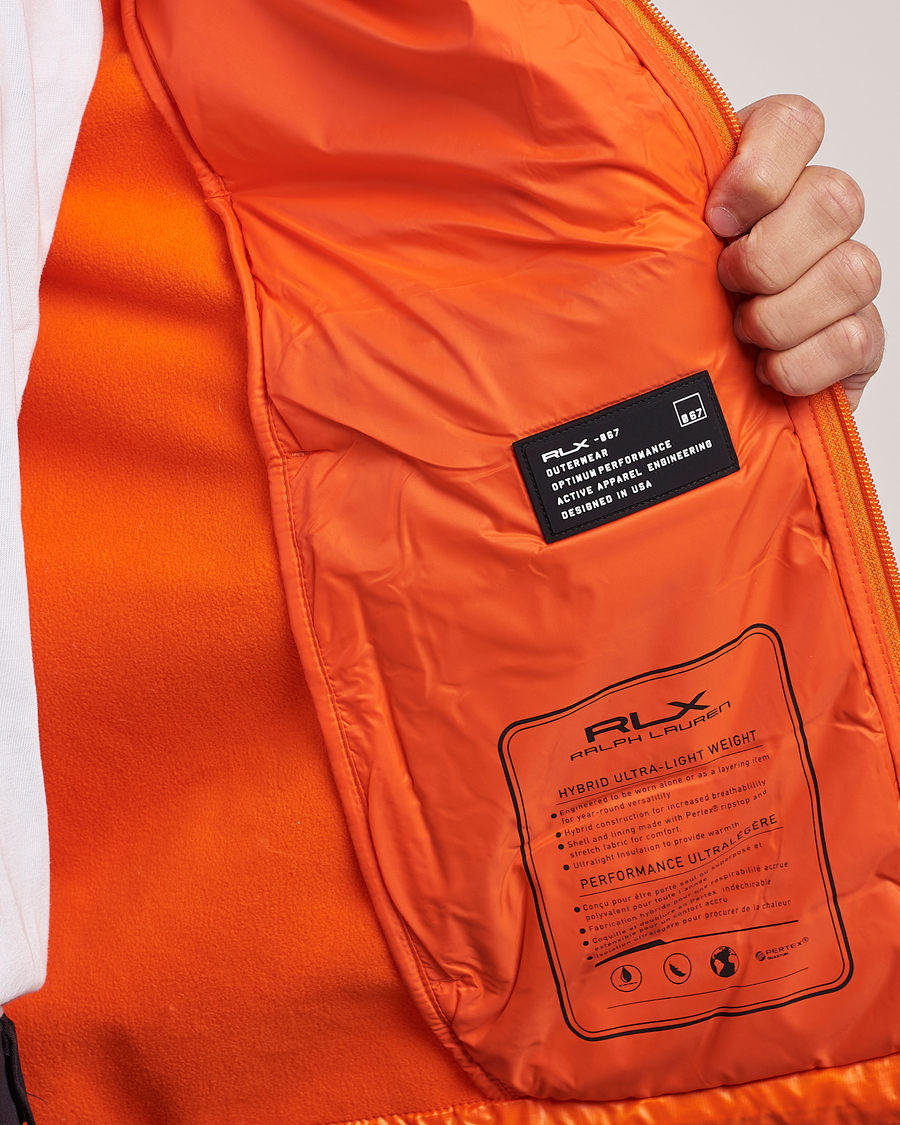 Homme | Manteaux Et Vestes | RLX Ralph Lauren | Hooded Down Jacket Sailing Orange