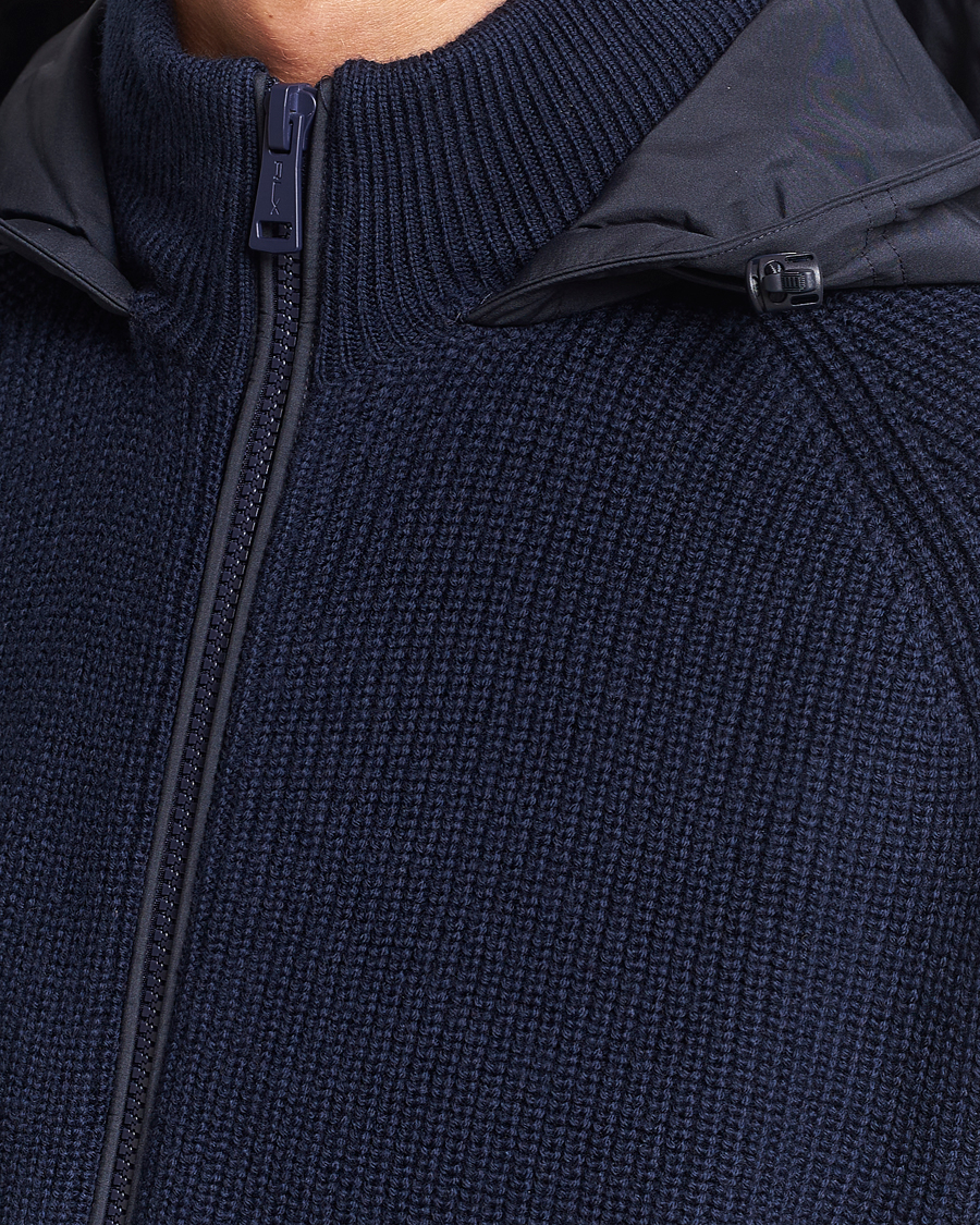 Homme | Manteaux Et Vestes | RLX Ralph Lauren | Hybrid Hooded Jacket Piper Navy