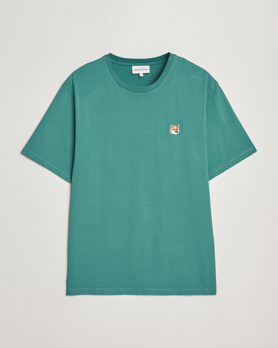 Homme | T-shirts | Maison Kitsuné | Fox Head T-Shirt Teal Green