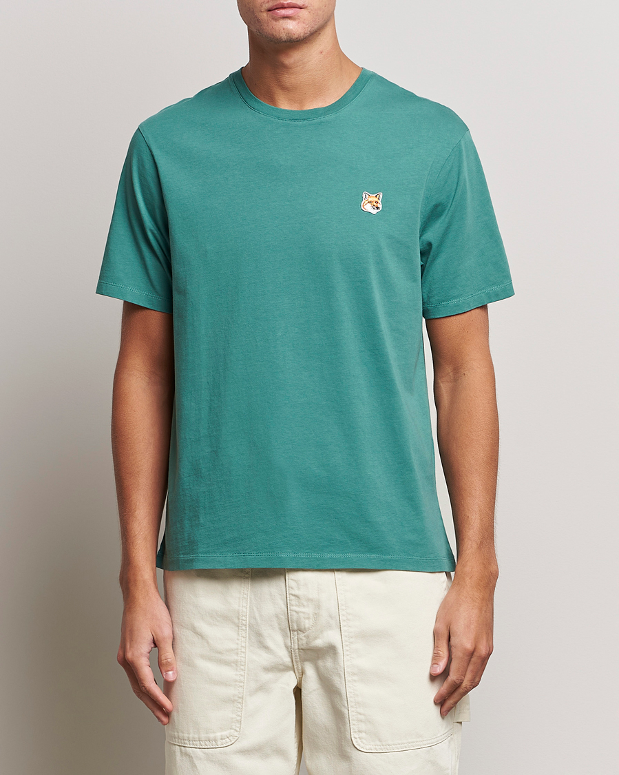 Homme | T-shirts | Maison Kitsuné | Fox Head T-Shirt Teal Green