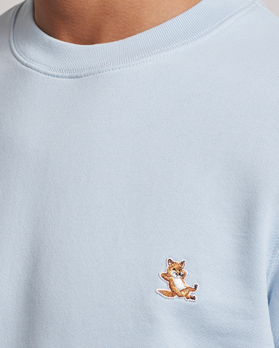 Homme | Pulls Et Tricots | Maison Kitsuné | Chillax Crew Neck Sweatshirt Sky Blue