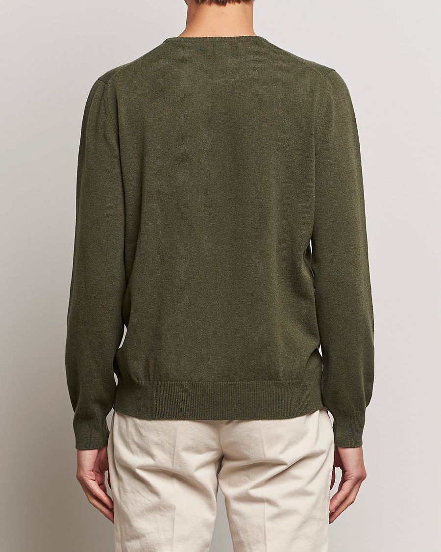 Homme | Pulls Et Tricots | Gran Sasso | Wool/Cashmere Crew Neck Olive Green