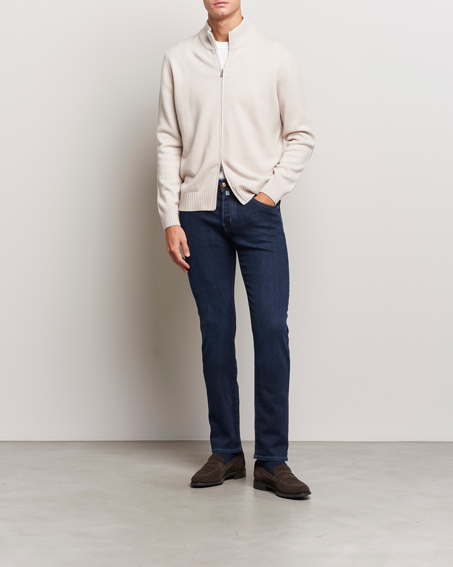 Homme | Pulls Et Tricots | Gran Sasso | Wool/Cashmere Full Zip Creme