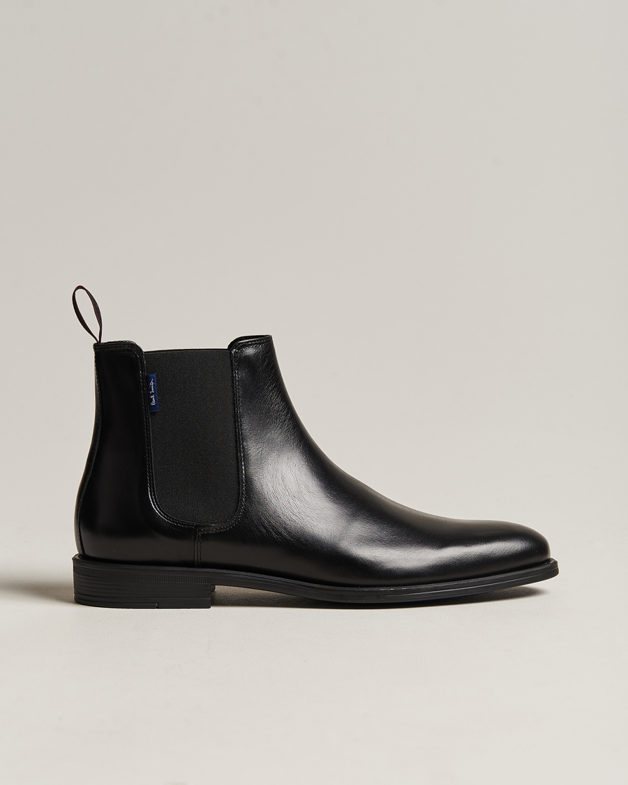 Heren | PS Paul Smith Cedric Leather Chelsea Boot Black | PS Paul Smith | Cedric Leather Chelsea Boot Black