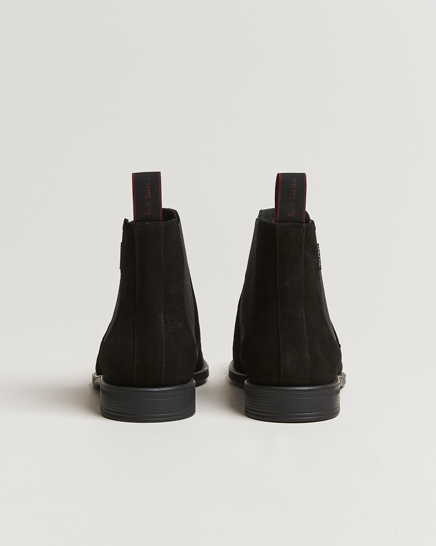 Heren | PS Paul Smith Cedric Suede Chelsea Boot Black | PS Paul Smith | Cedric Suede Chelsea Boot Black