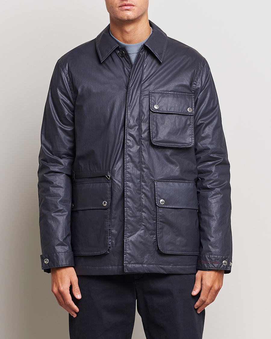 Homme | Manteaux Et Vestes | PS Paul Smith | Cotton Hunting Jacket Navy