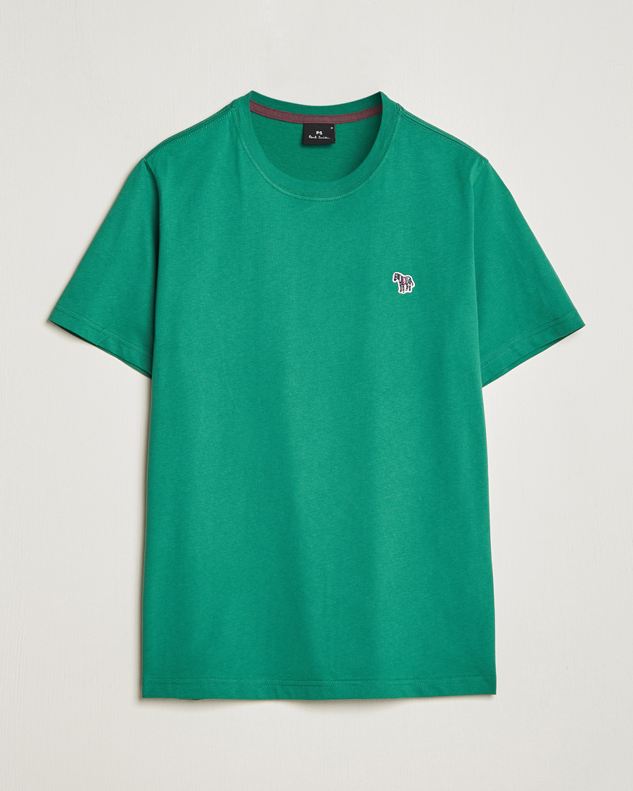 Homme | T-shirts | PS Paul Smith | Organic Cotton Zebra T-Shirt Green