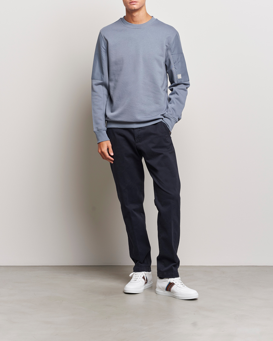 Heren | Truien | PS Paul Smith | Organic Cotton Sweatshirt Washed Blue