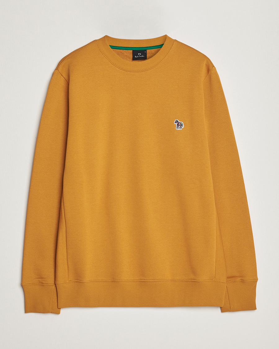 Heren | Truien | PS Paul Smith | Organic Cotton Zebra Sweatshirt Yellow