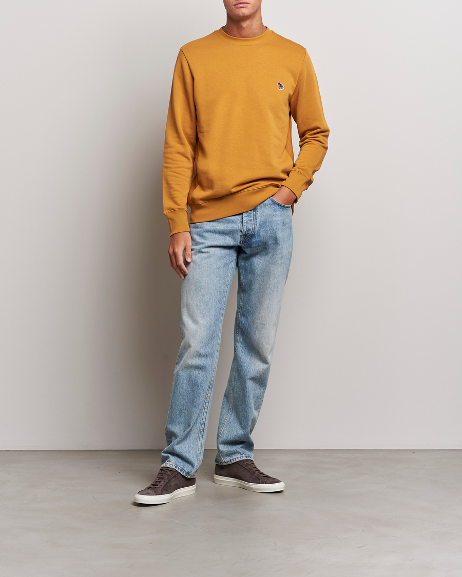 Heren | Truien | PS Paul Smith | Organic Cotton Zebra Sweatshirt Yellow