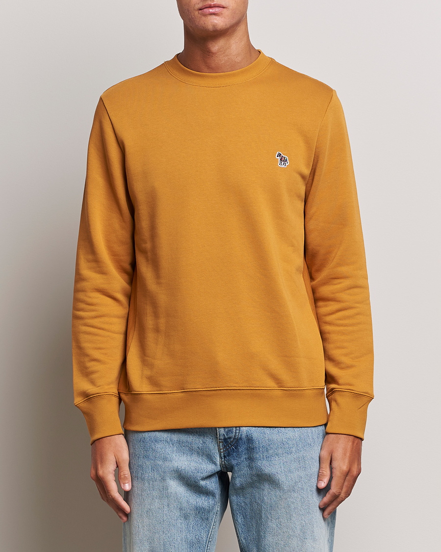 Heren | Truien | PS Paul Smith | Organic Cotton Zebra Sweatshirt Yellow