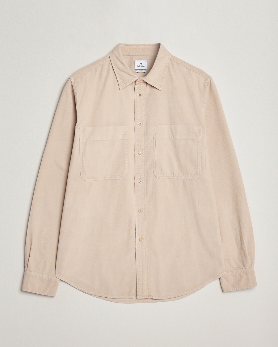 Homme | Chemises | PS Paul Smith | Cotton Pocket Casual Shirt Beige