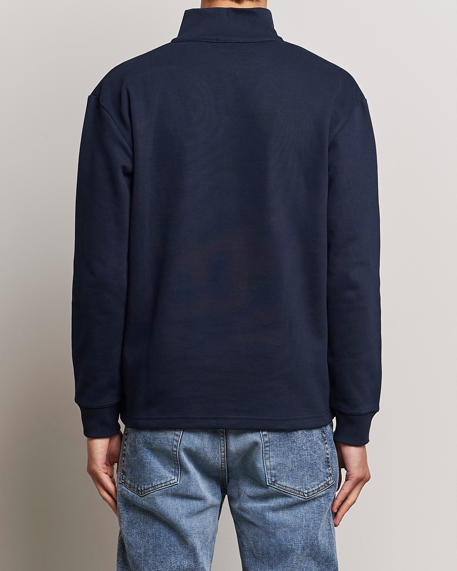 Homme | Pulls Et Tricots | Armor-lux | Camioneur Cotton Half Zip Navy