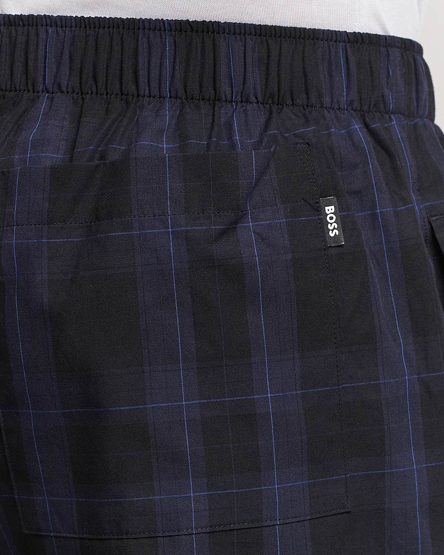 Homme | Peignoirs Et Pyjamas | BOSS BLACK | Urban Checked Pyjama Set Blue Multi