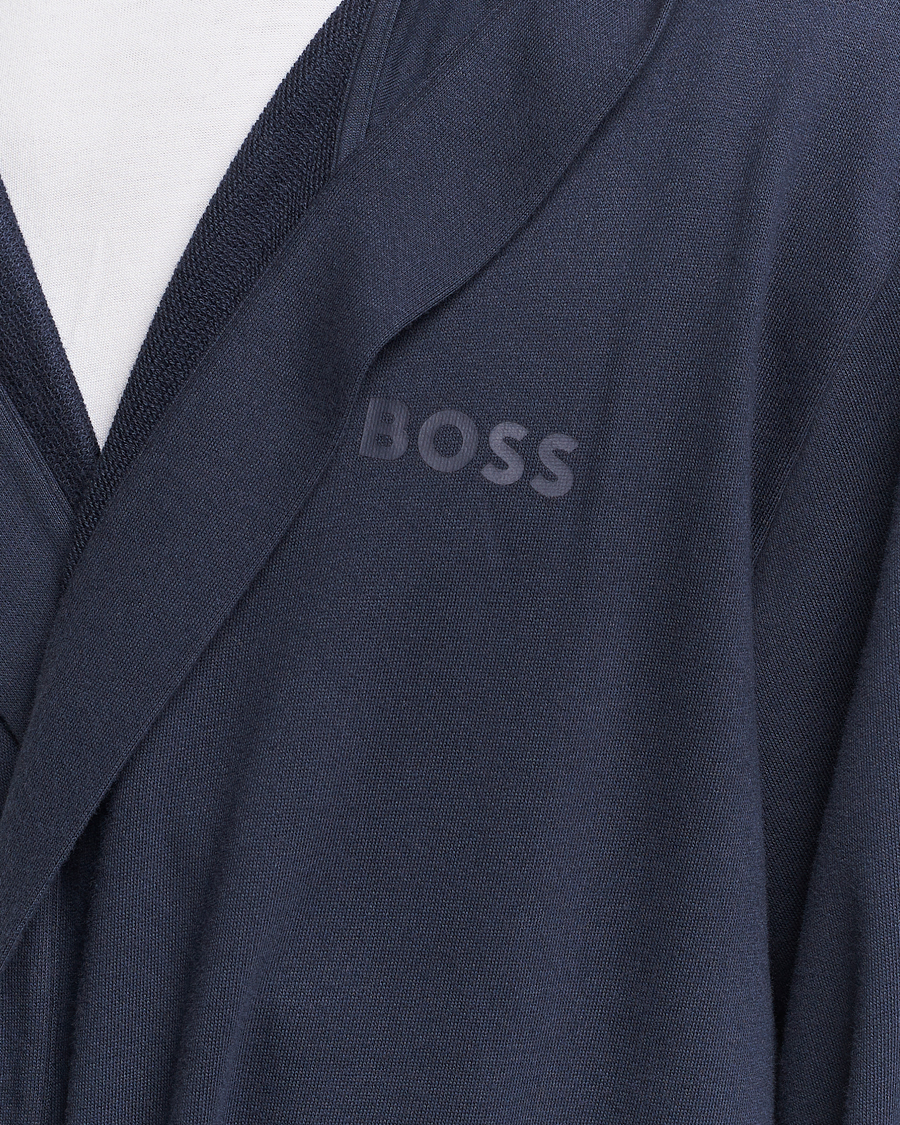Heren | BOSS BLACK Iconic Terry Robe Dark Blue | BOSS BLACK | Iconic Terry Robe Dark Blue