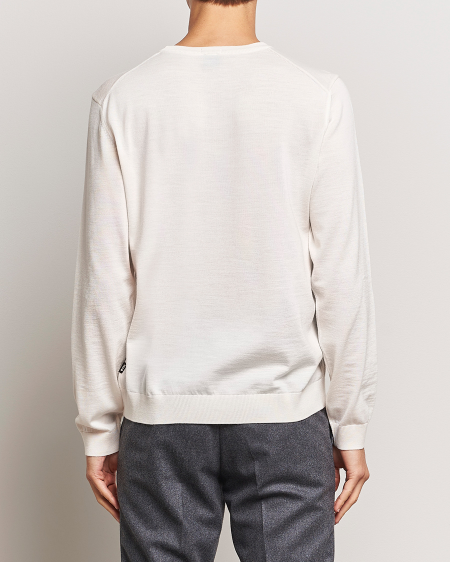 Heren | Truien | BOSS BLACK | Leno Knitted Sweater Open White