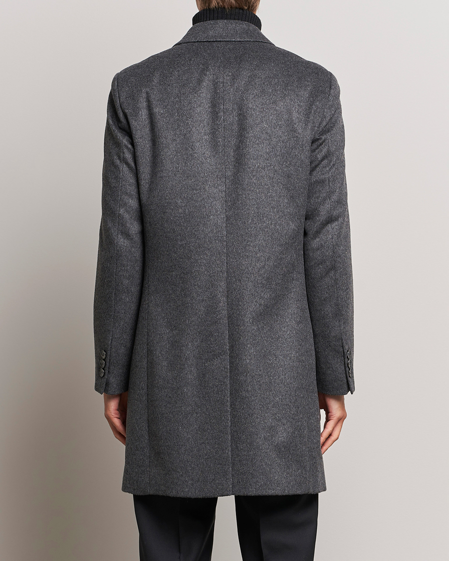 Heren | Jassen | BOSS BLACK | Hyde Wool/Cashmere Coat Medium Grey