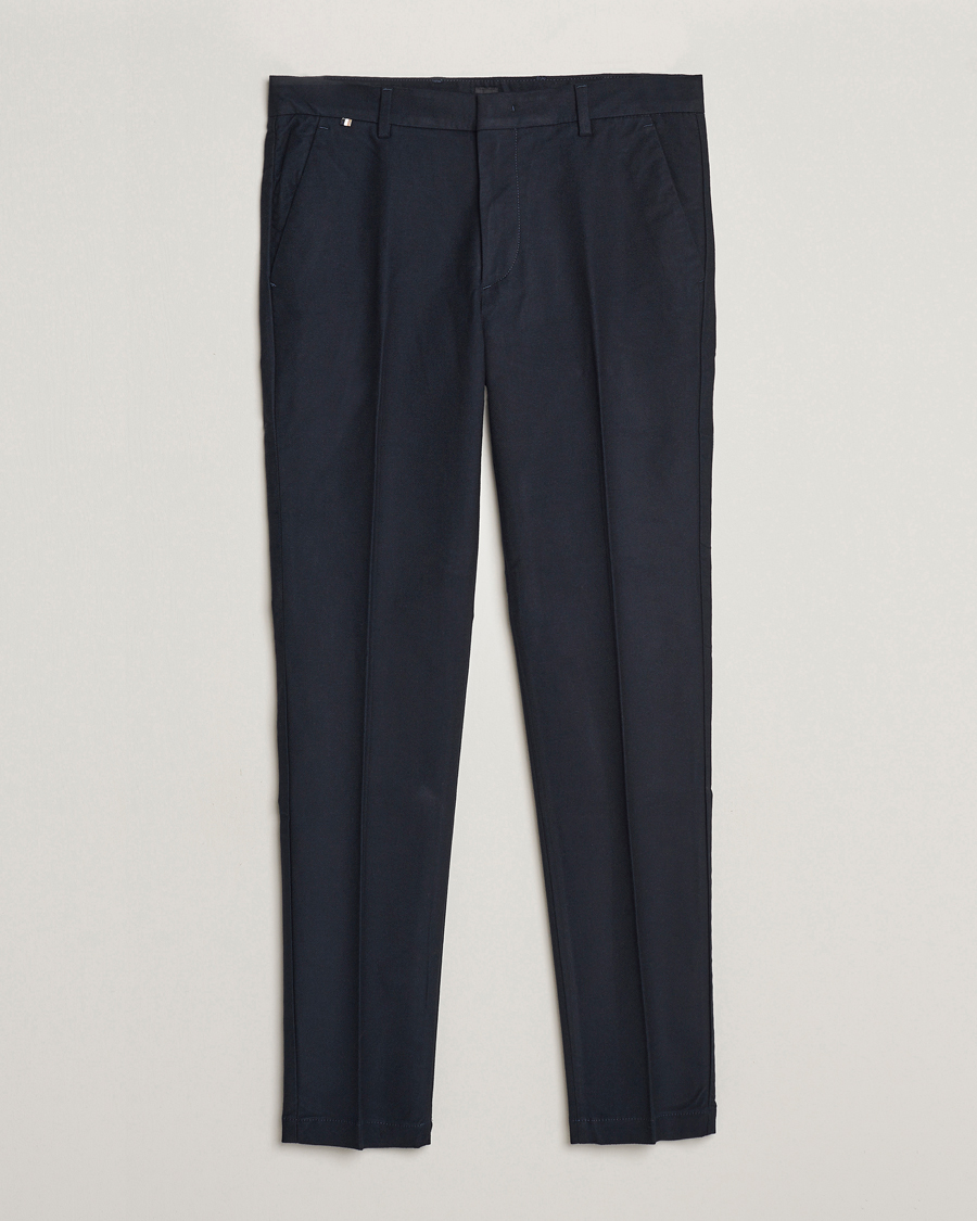 Homme | Pantalons | BOSS BLACK | Kaito1 Structured Chinos Dark Blue