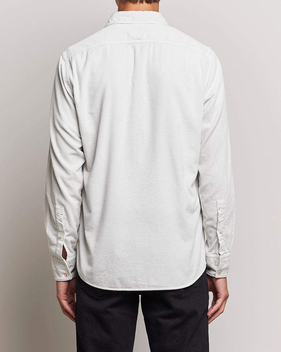 Homme | Chemises | BOSS ORANGE | Relegant Corduroy Shirt Light Grey