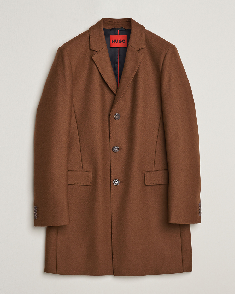 Homme | Manteaux Et Vestes | HUGO | Migor Wool Coat Rust