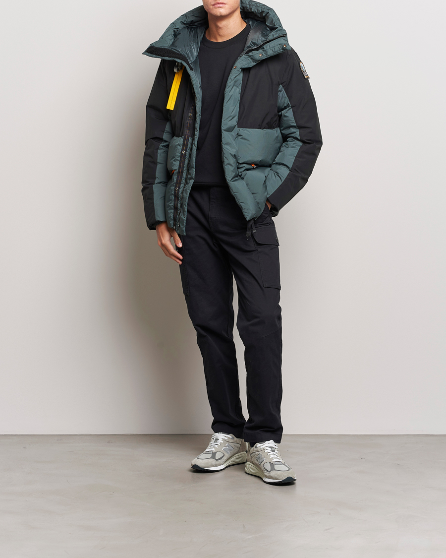 Homme | Manteaux Et Vestes | Parajumpers | Ronin Foul Weather Down Parka Black/Green Gables