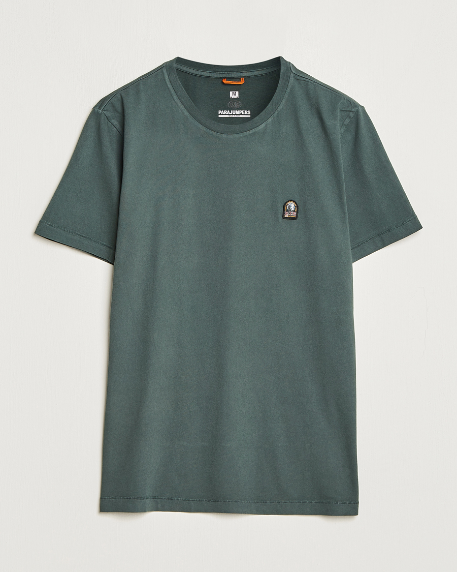 Homme | T-shirts | Parajumpers | Patch Crew Neck T-Shirt Green Gables