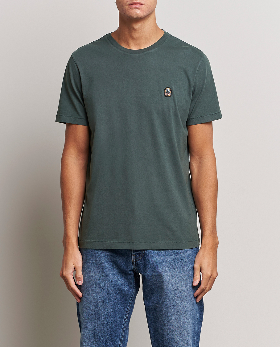 Homme | T-shirts | Parajumpers | Patch Crew Neck T-Shirt Green Gables