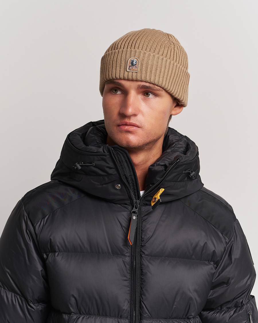 Homme | Parajumpers Ribbed Hat Cappuccino | Parajumpers | Ribbed Hat Cappuccino